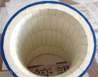 高鋁陶瓷耐磨管材